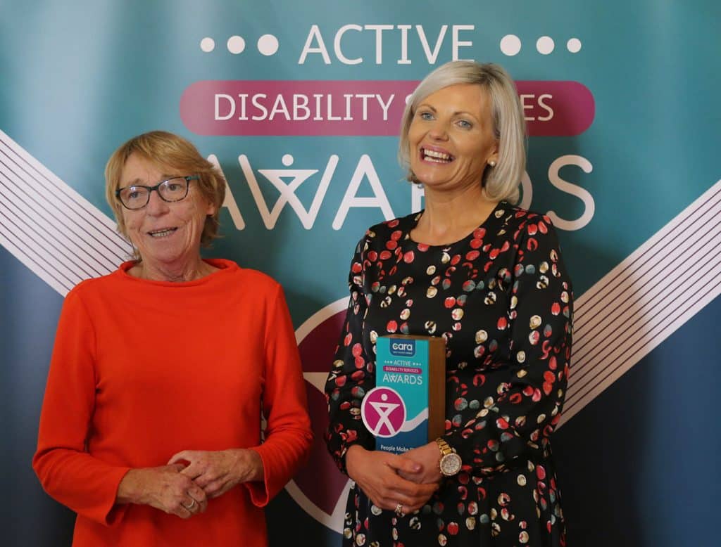 Jacqui Browne and Maeve Lynch