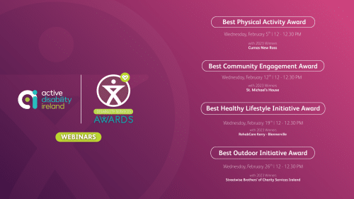 Active Disability Services Awards Webinars